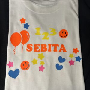 POLERA ESTAMPADA  PERSONALIZADA NIÑO